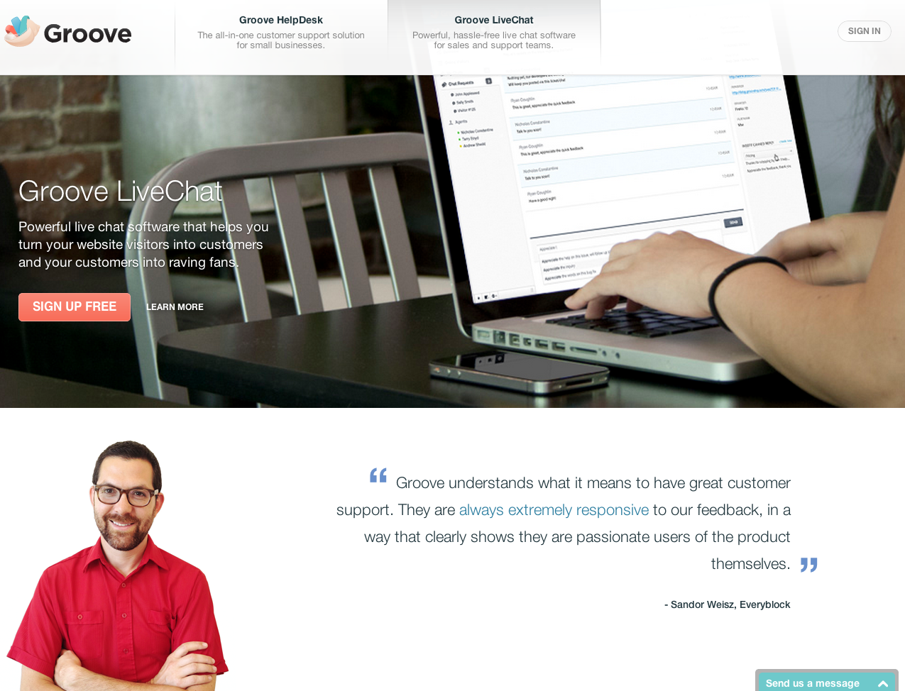 eewee-saas-groove-live-chat-home